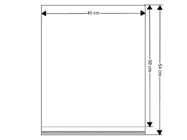 PP sáček s lepicí klopou 40x50 cm