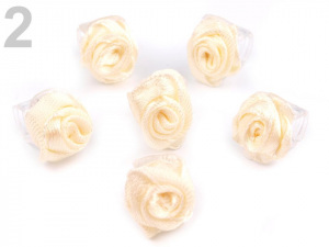 Skřipec do vlasů 10x13-15 mm s růžičkou ELIS