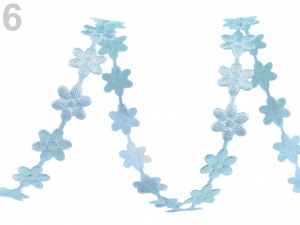 Saténový prýmek šíře 7 mm květ