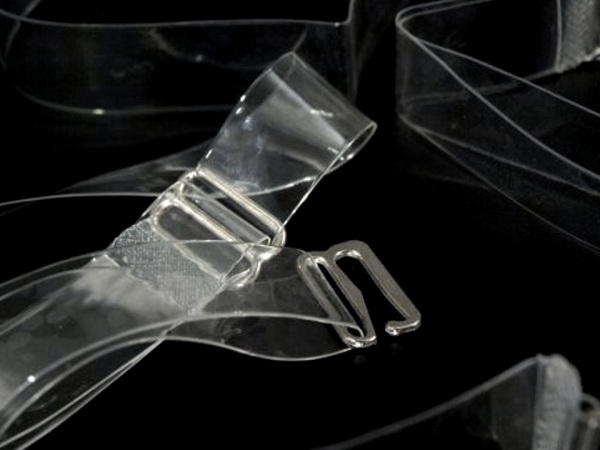 Ramínka silikonová šíře 10 mm s kovovým zapínáním