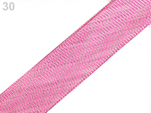 Šikmý proužek lurexový šíře 15 mm zažehlený rozměřený