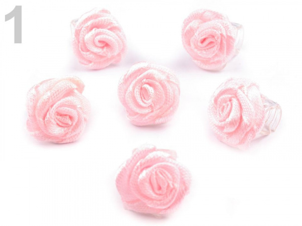 Skřipec do vlasů 10x13-15 mm s růžičkou ELIS