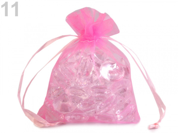 Dárkový pytlík 9x11 cm organza