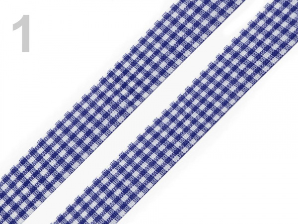 Károvaná stuha řezaná šíře 18 mm