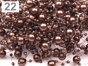 Perly na silonu Ø7 mm délka 130 cm