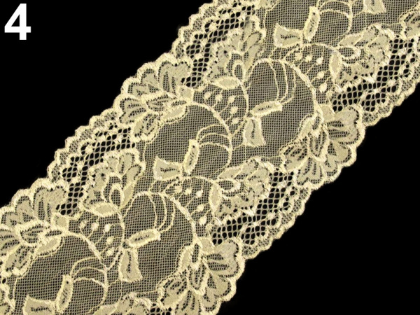 Elastická krajka / vsadka / běhoun šíře 15 cm