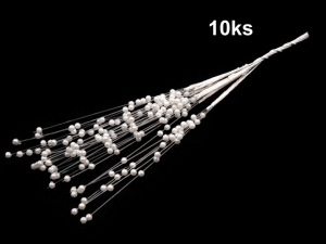 Svatební vývazek délka 18 cm a 21 cm perličky