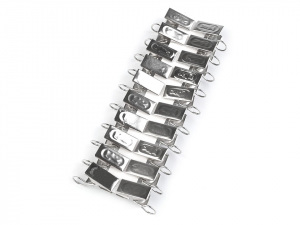 Žabky na záclony kovové