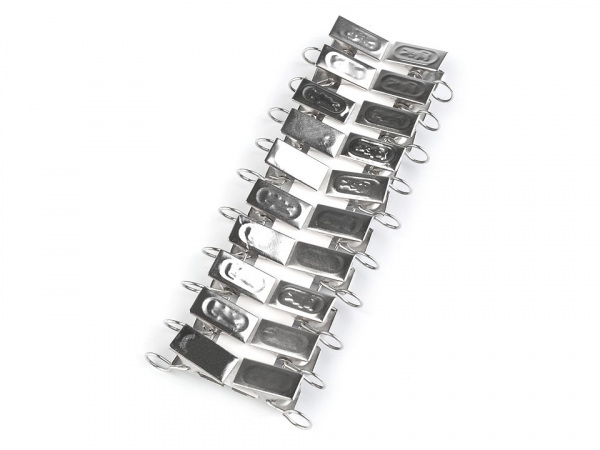 Žabky na záclony kovové