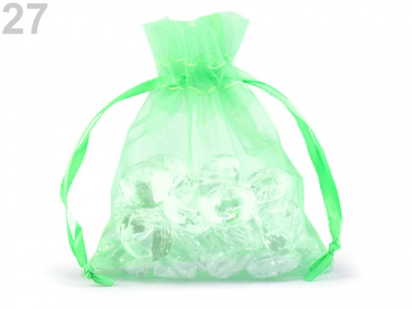 Dárkový pytlík 9x11 cm organza