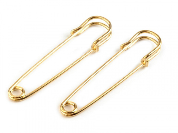 Ozdobný spínací špendlík kilt 13x65 mm