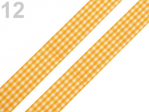 Károvaná stuha řezaná šíře 18 mm