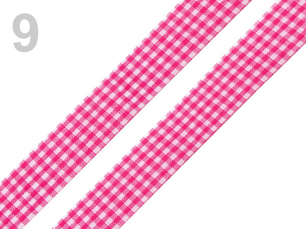 Károvaná stuha řezaná šíře 18 mm