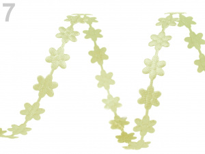 Saténový prýmek šíře 7 mm květ