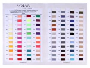 Polyesterové nitě návin 5000 yards PES 40/2 barevnice