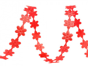 Saténový prýmek šíře 7 mm květ