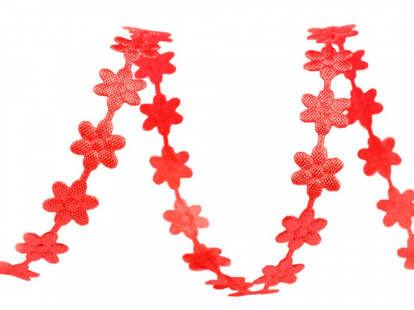 Saténový prýmek šíře 7 mm květ