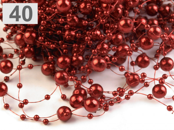 Perly na silonu Ø7 mm délka 130 cm