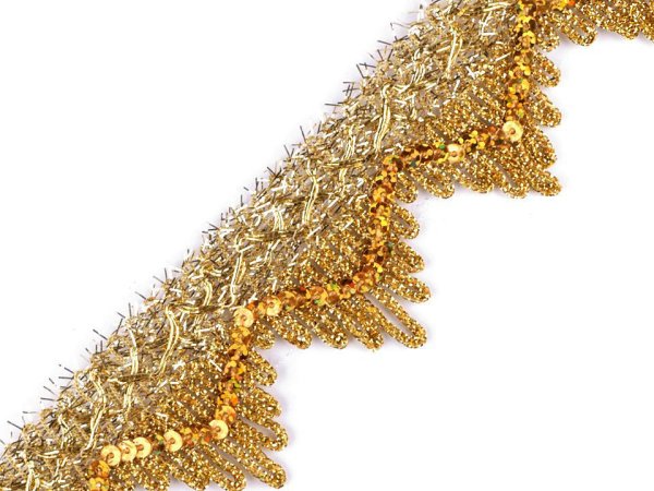 Leonský prýmek s flitry