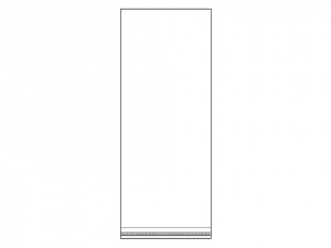 PP sáček s lepicí klopou 13x33 cm