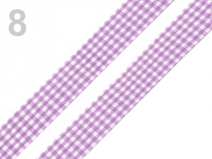 Károvaná stuha řezaná šíře 18 mm