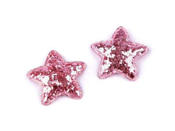 Hvězda s glitry Ø35 mm