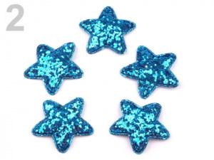 Hvězda s glitry Ø35 mm