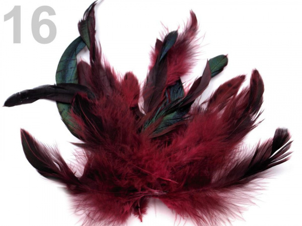 Slepičí peří délka 6-20 cm