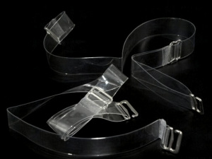 Ramínka silikonová šíře 10 mm s kovovým zapínáním