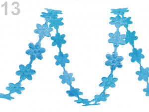 Saténový prýmek šíře 7 mm květ