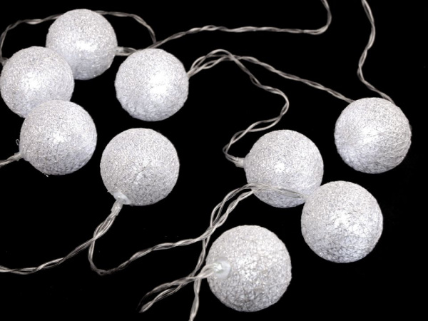 Vánoční osvětlení na baterie Ø4 cm