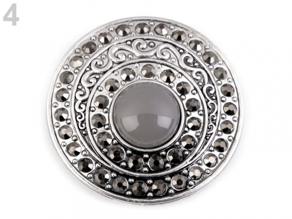 Magnetická brož kočka, slon, mandala