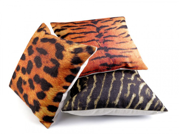 Povlak na polštář tygr, gepard 43x43 cm