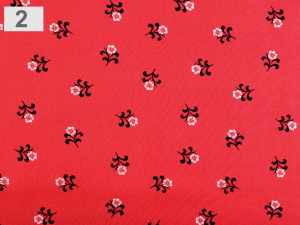 Bavlněná látka květy