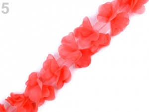 Prýmek mašle / motýlek na tylu šíře 65 mm