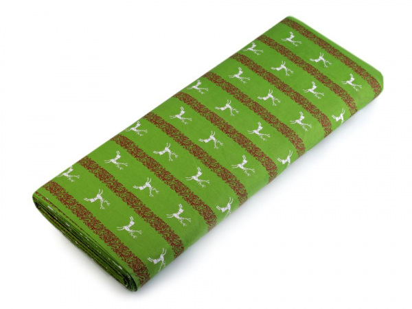 Bavlněná látka jelen