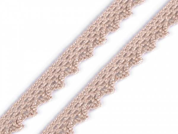 Bavlněná krajka paličkovaná šíře 10 mm