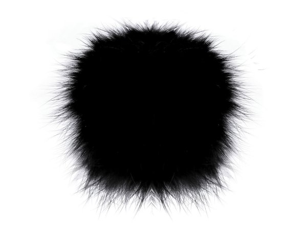 Kožešinová bambule s poutkem Ø6 cm