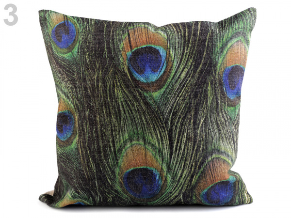 Povlak na polštář peří 43x43 cm