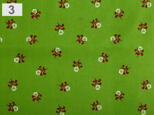 Bavlněná látka květy