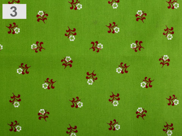 Bavlněná látka květy