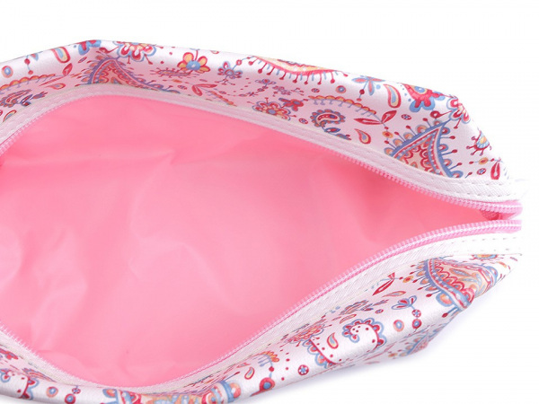 Kosmetická taška paisley, sova 10,5x18 cm