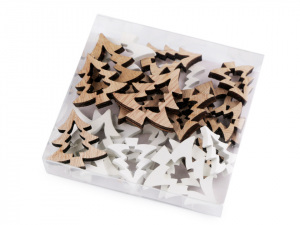 Dřevěná dekorace anděl, hvězda, stromeček, srdce, zvoneček