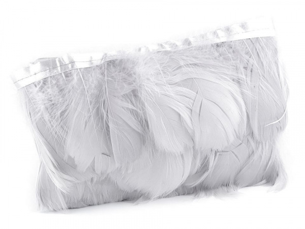 Prýmek - husí peří 6-11 cm