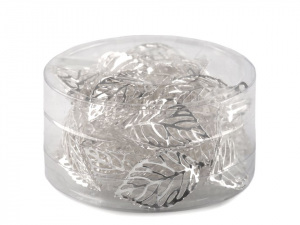 Dekorace kovový list 3D