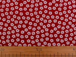 Bavlněná látka květy