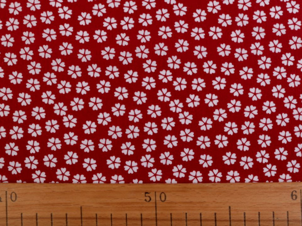 Bavlněná látka květy