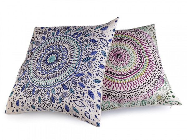 Povlak na polštář mandala 43x43 cm