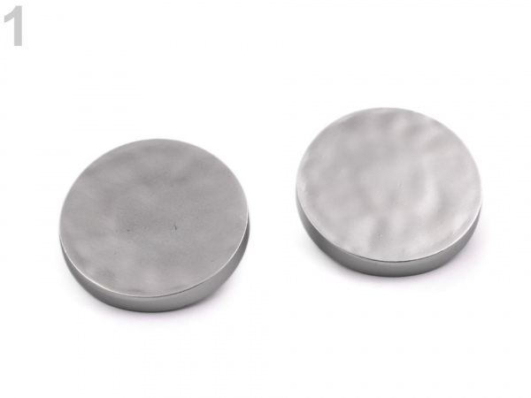 Kovový knoflík velikost 42" zlatá