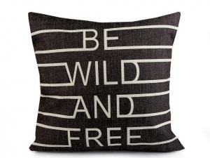 Povlak na polštář jelen, srdce 43x43 cm